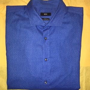 Hugo Boss Royal Blue Button Down